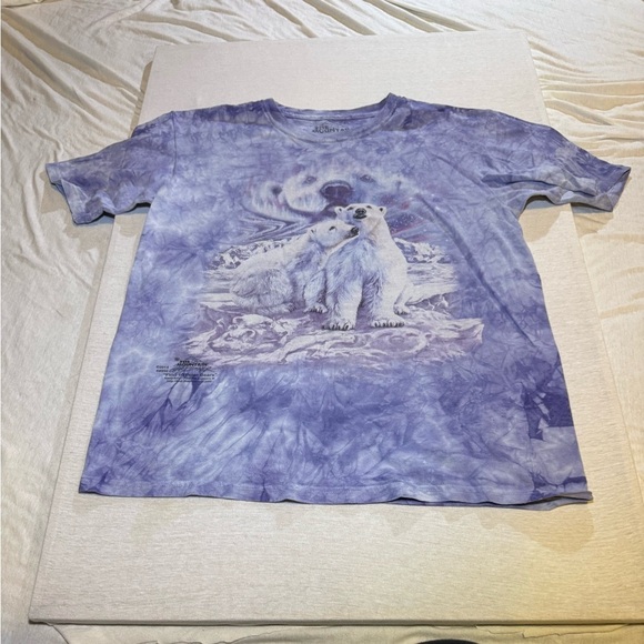 The Mountain Other - The Mountain Purple Polar Bear Kids T-Shirt